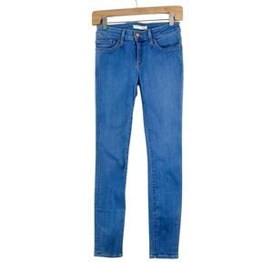 Joie Medium Light Wash Mid Rise‎ Skinny Jean Size 25